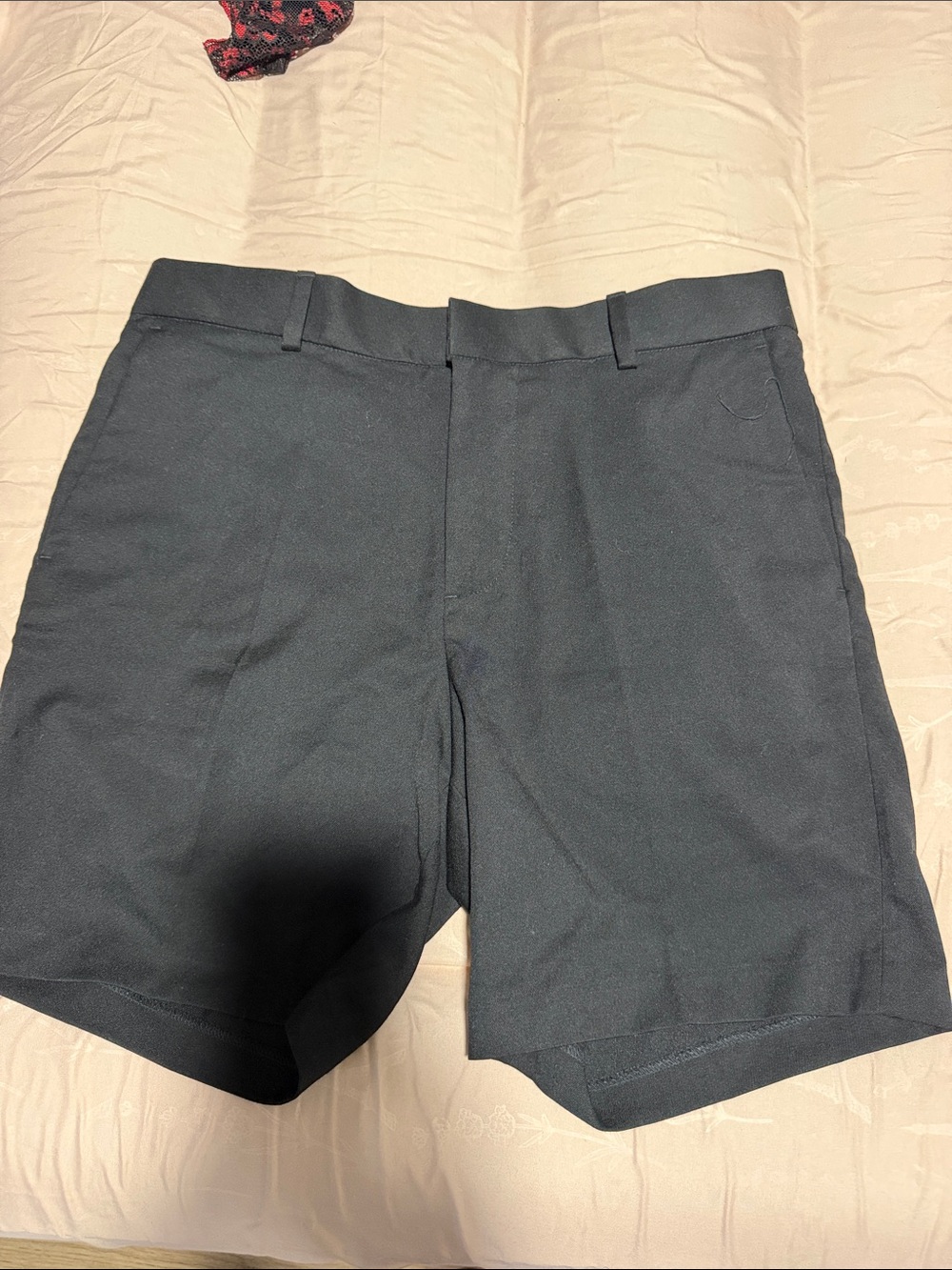 H&M Black Flat Front Men's Shorts